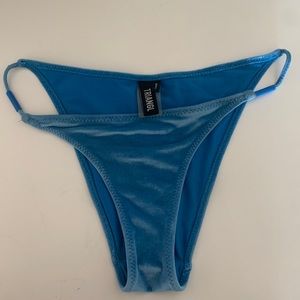 Triangl swim blue velvet bottoms